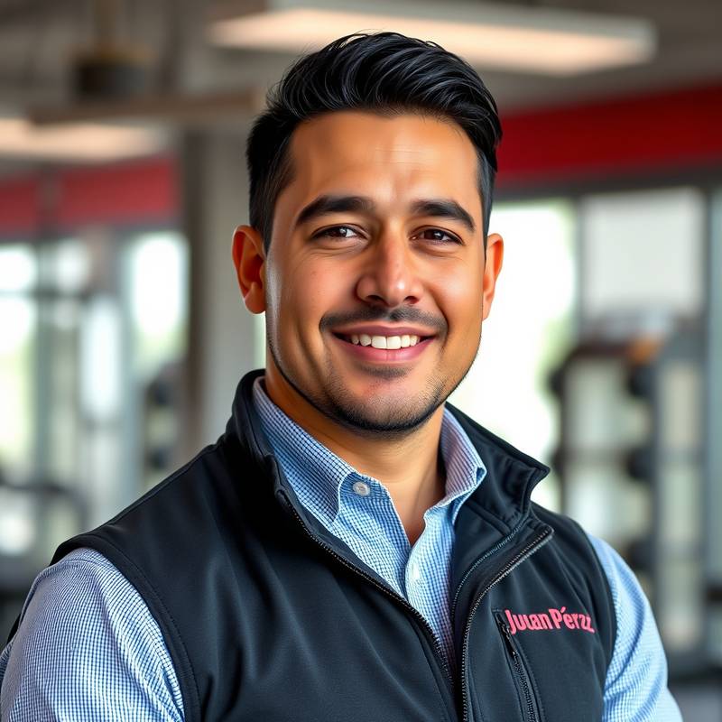 Foto de Juan Pérez, gerente de 'GymFit'